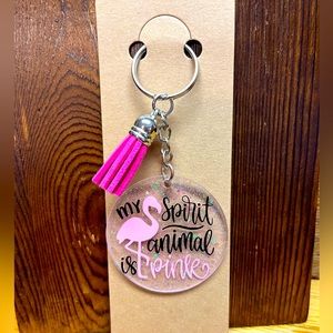 New customized acrylic keychain